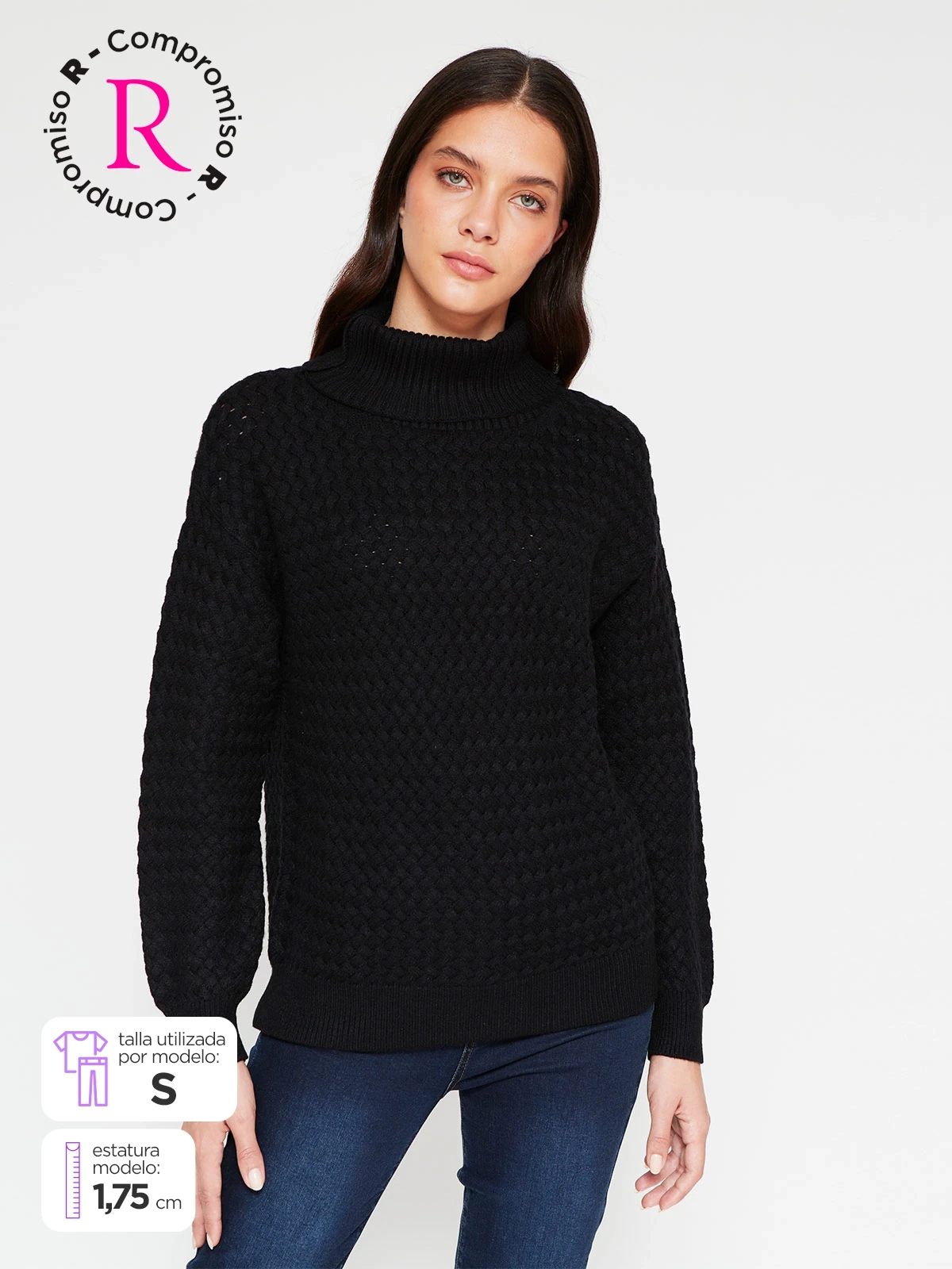 SWEATER MUJER AZIZ ARROZ - 1