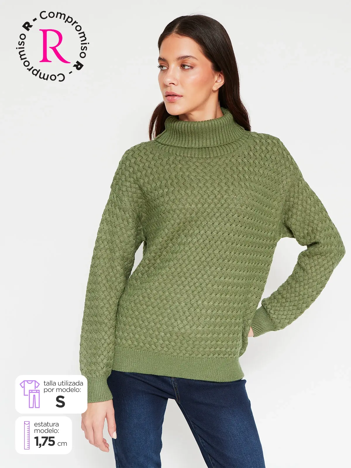 SWEATER MUJER AZIZ ARROZ - 1