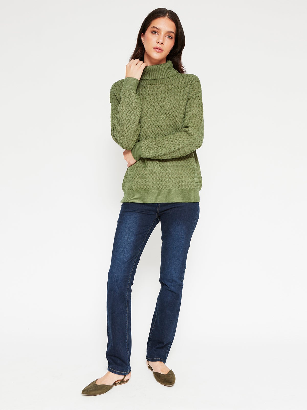 SWEATER MUJER AZIZ ARROZ - 4