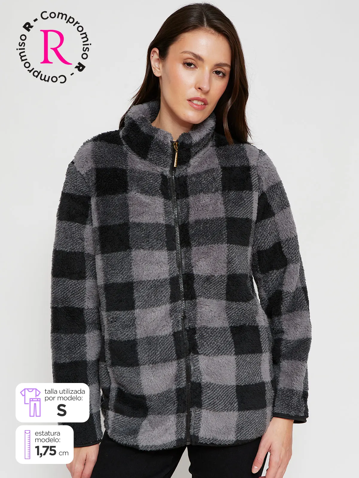 POLERA MANGA LARGA MUJER AZIZ ENITA-P - 1