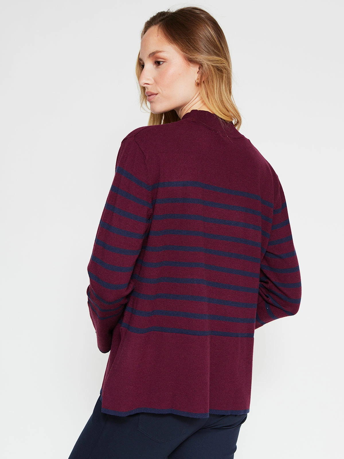 SWEATER MUJER AZIZ BASTRIPE - 2