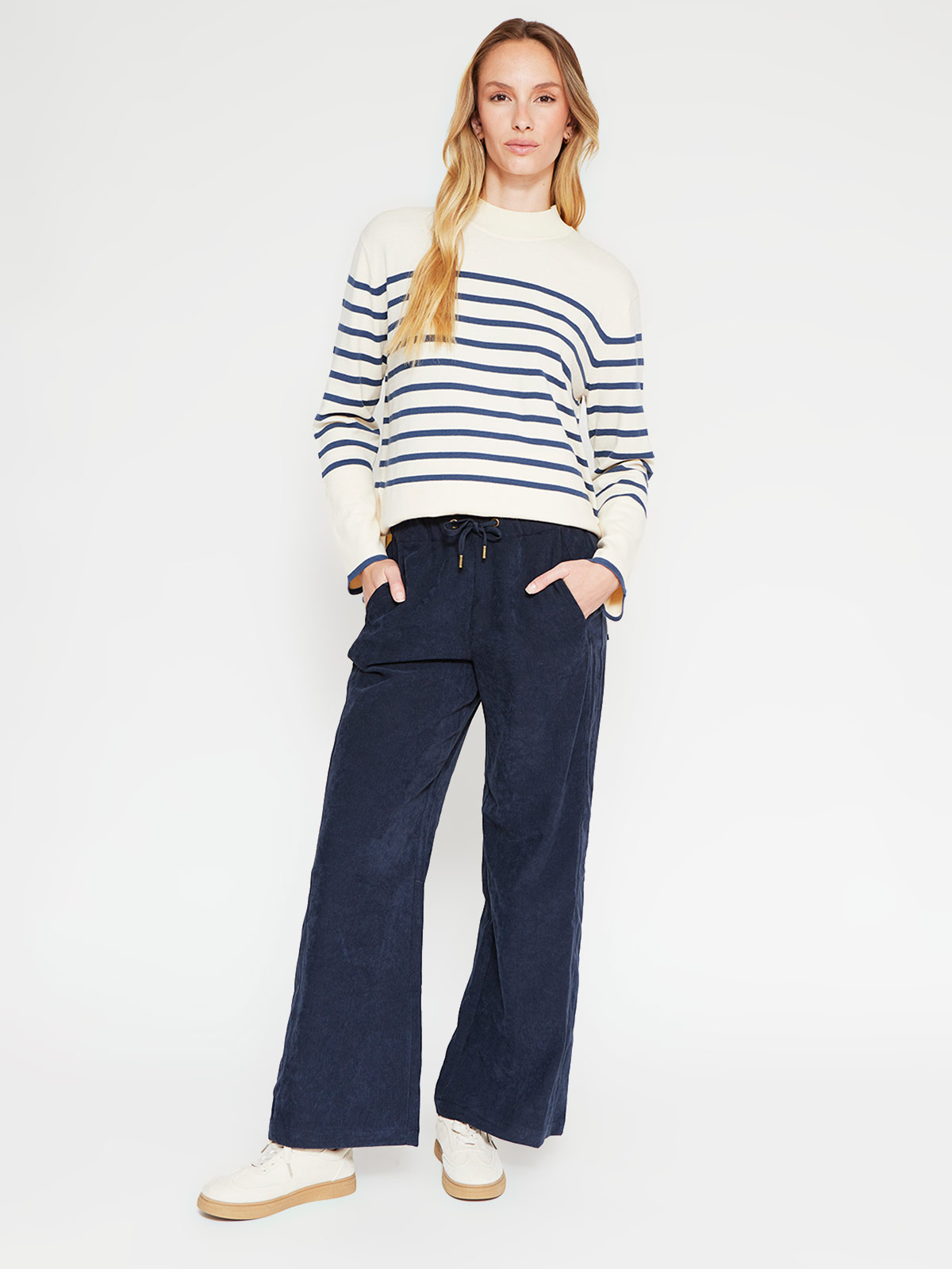 SWEATER MUJER AZIZ BASTRIPE - 4