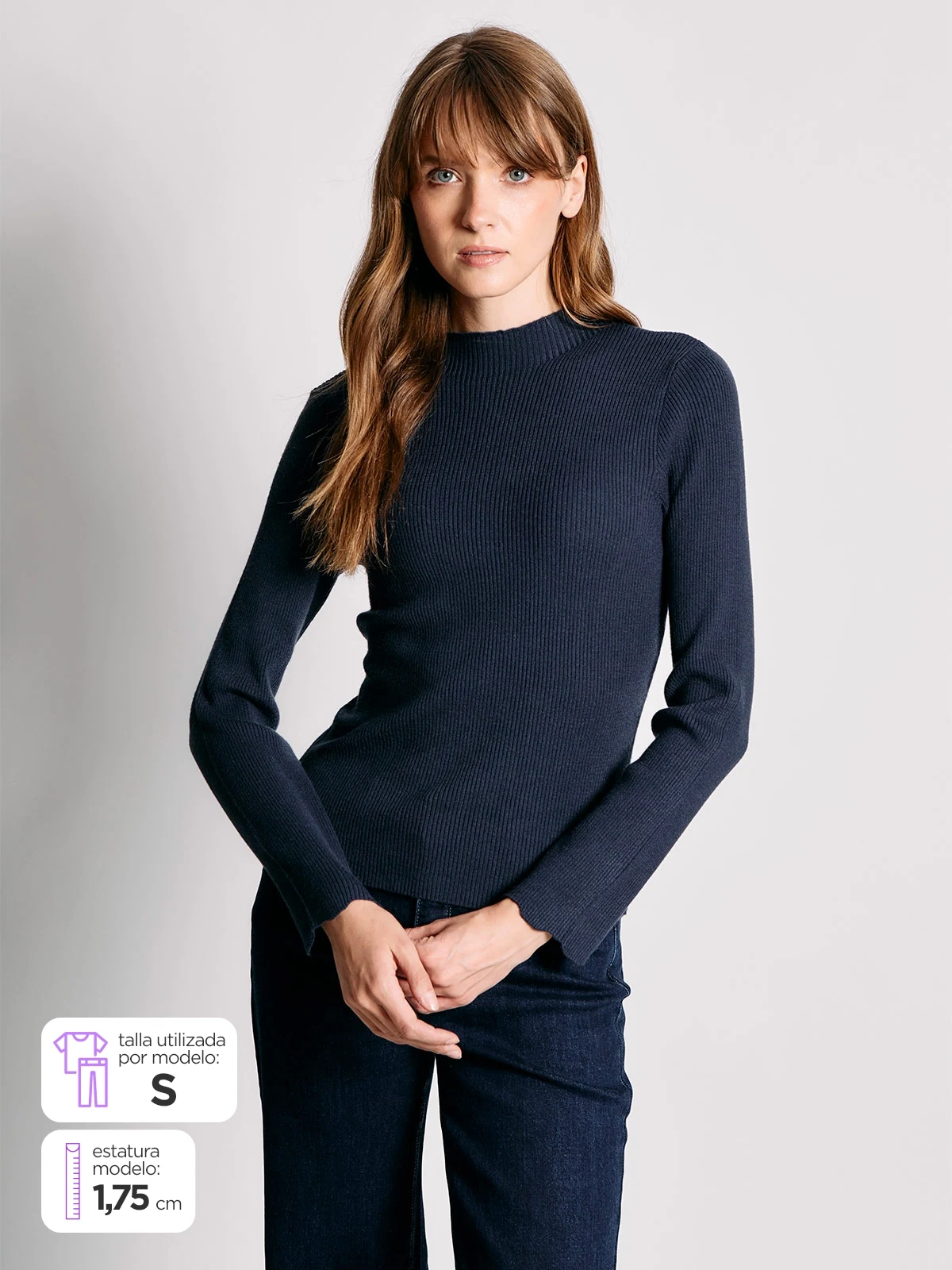 SWEATER MANGA LARGA MUJER NAVIGATA LUNA - 1