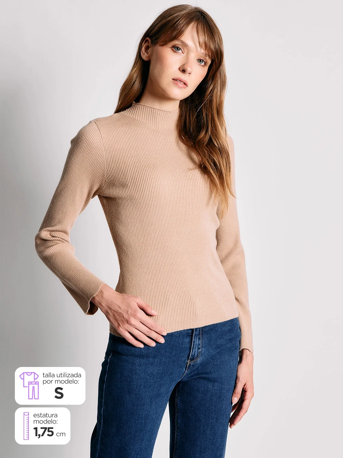 SWEATER MANGA LARGA MUJER NAVIGATA LUNA - 1