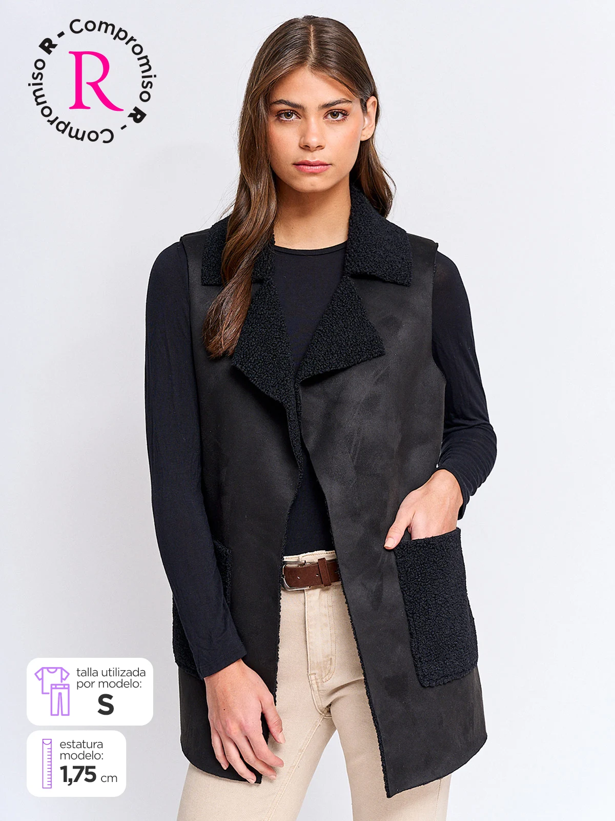 CHALECO MUJER AZIZ ASPEN - 1