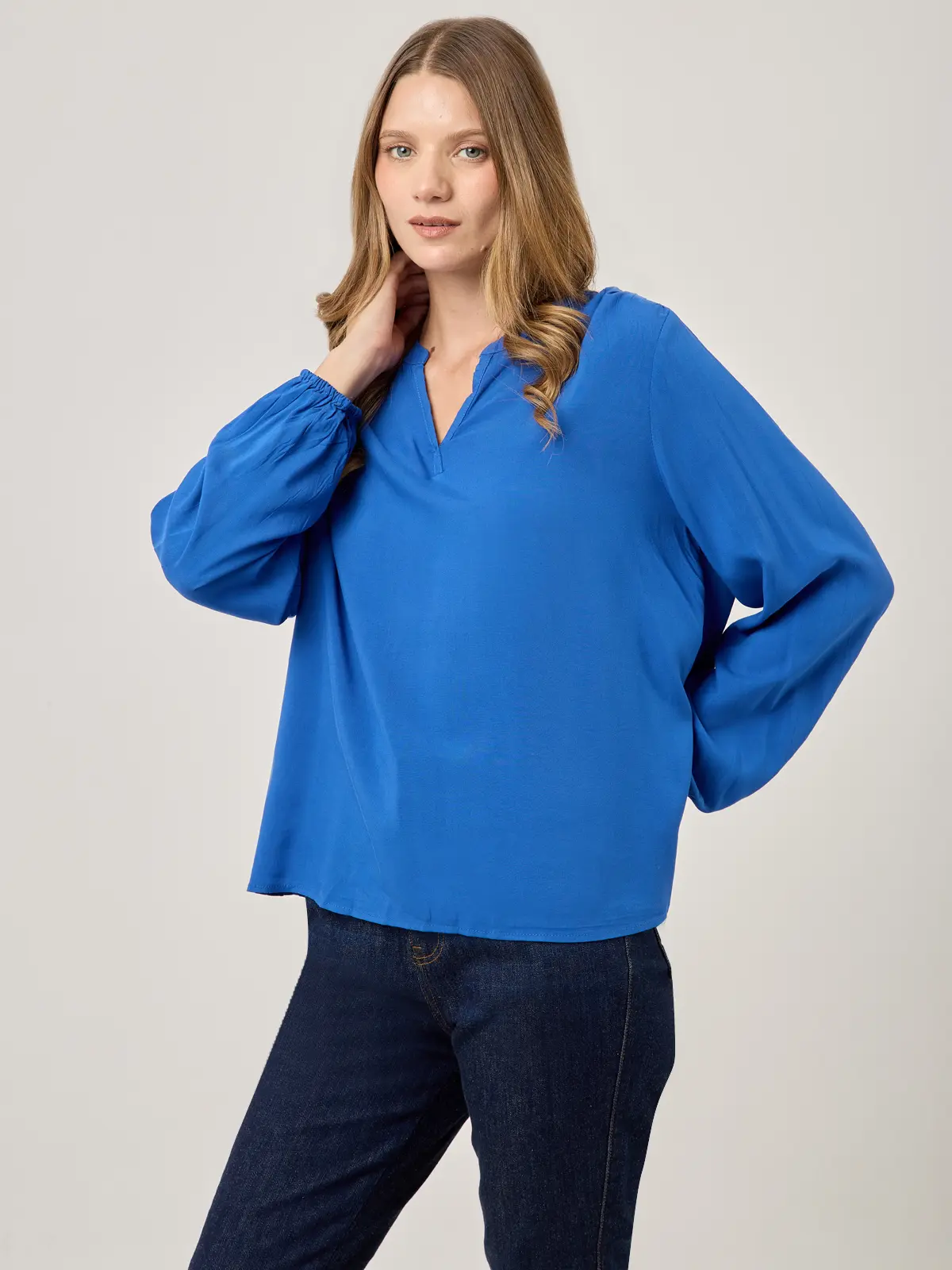 BLUSA MANGA LARGA MUJER AZIZ RUEDA - 1