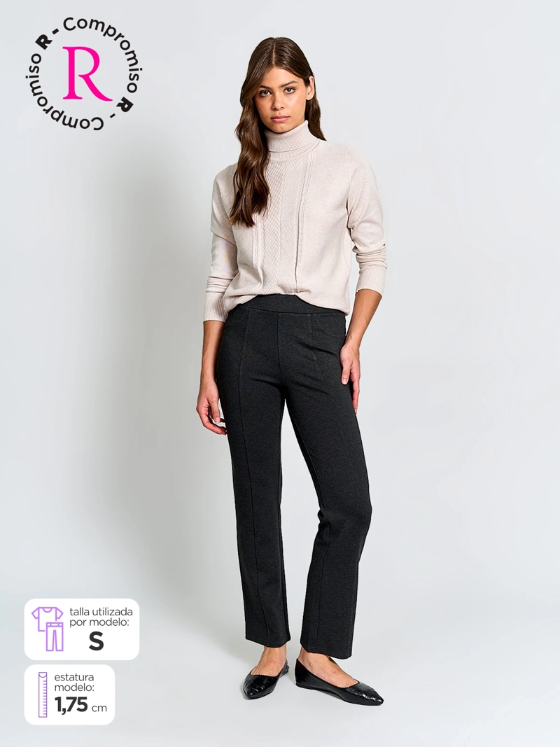 PANTALÓN MUJER AZIZ TIPO CALZA DABEL - 1