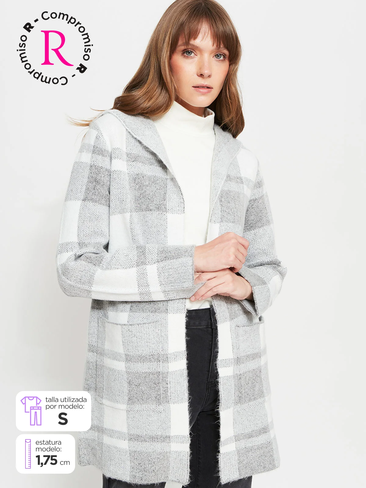 CARDIGAN MUJER AZIZ ECOATIGAN - 1