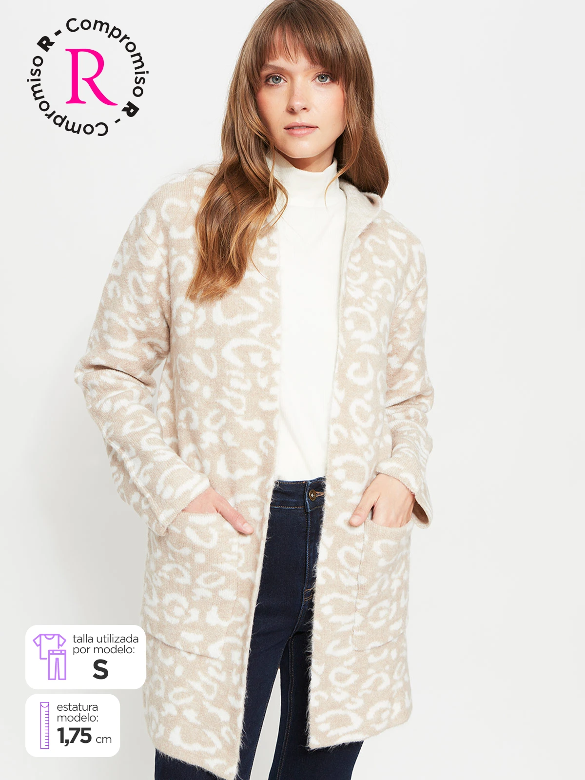 CARDIGAN MUJER AZIZ ECOATIGAN - 1