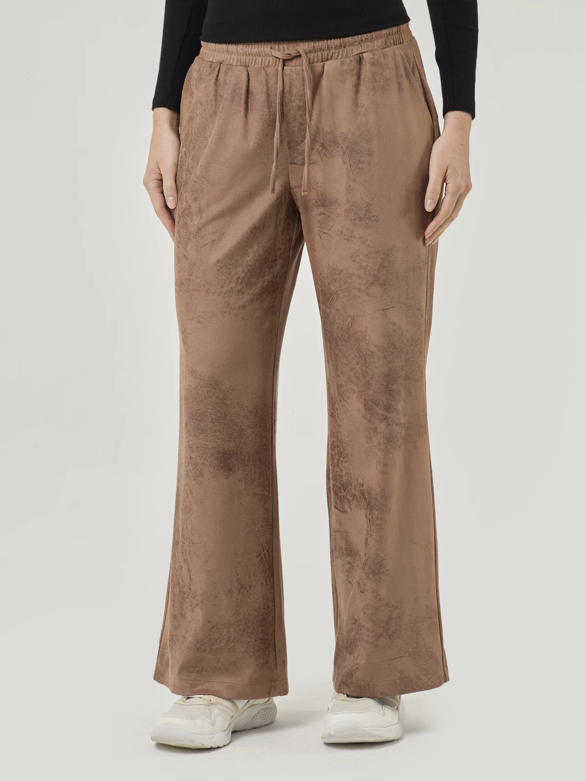PANTALÓN REGULAR MUJER AZIZ SUEDE - 3