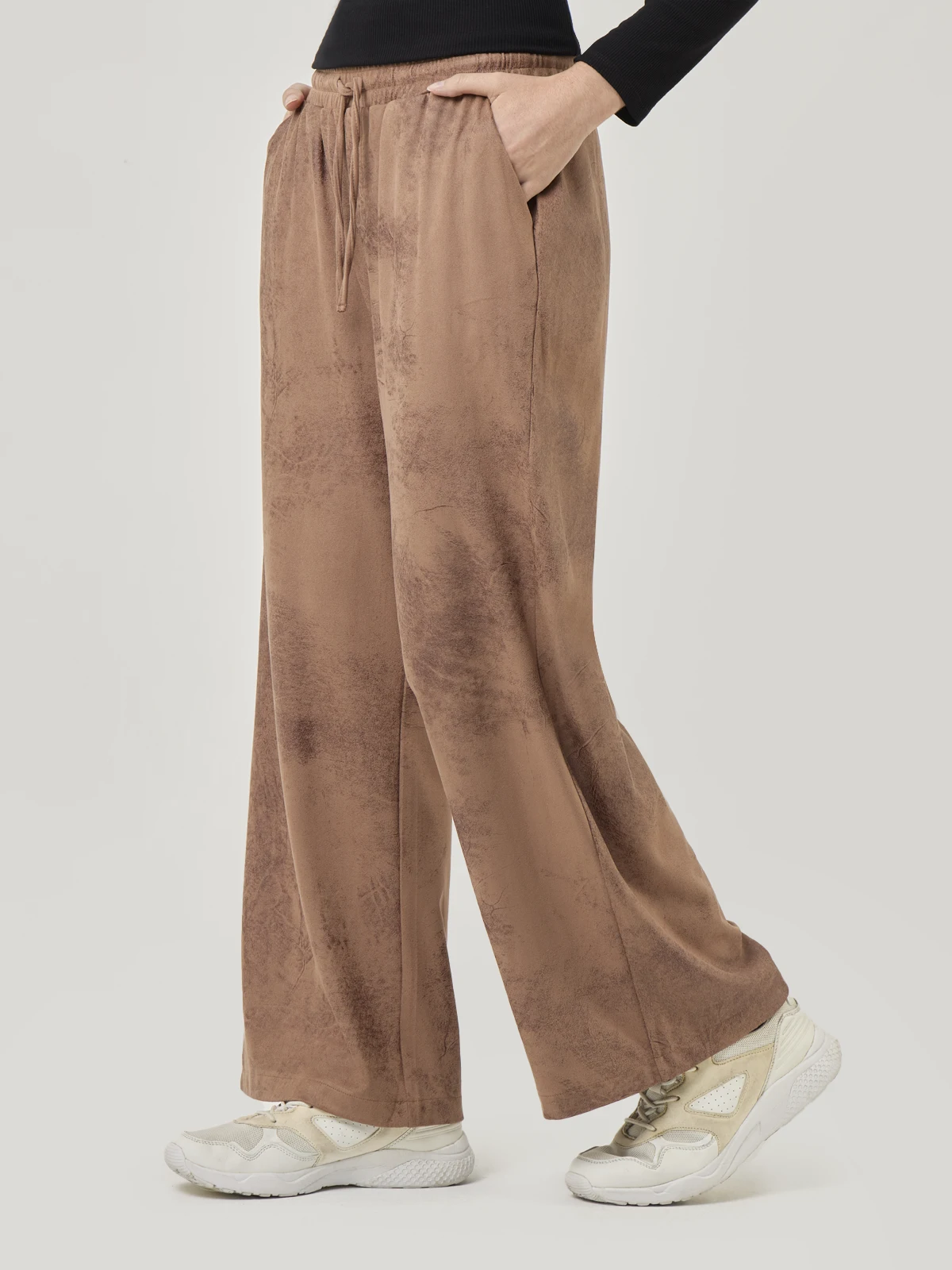 PANTALÓN REGULAR MUJER AZIZ SUEDE - 5