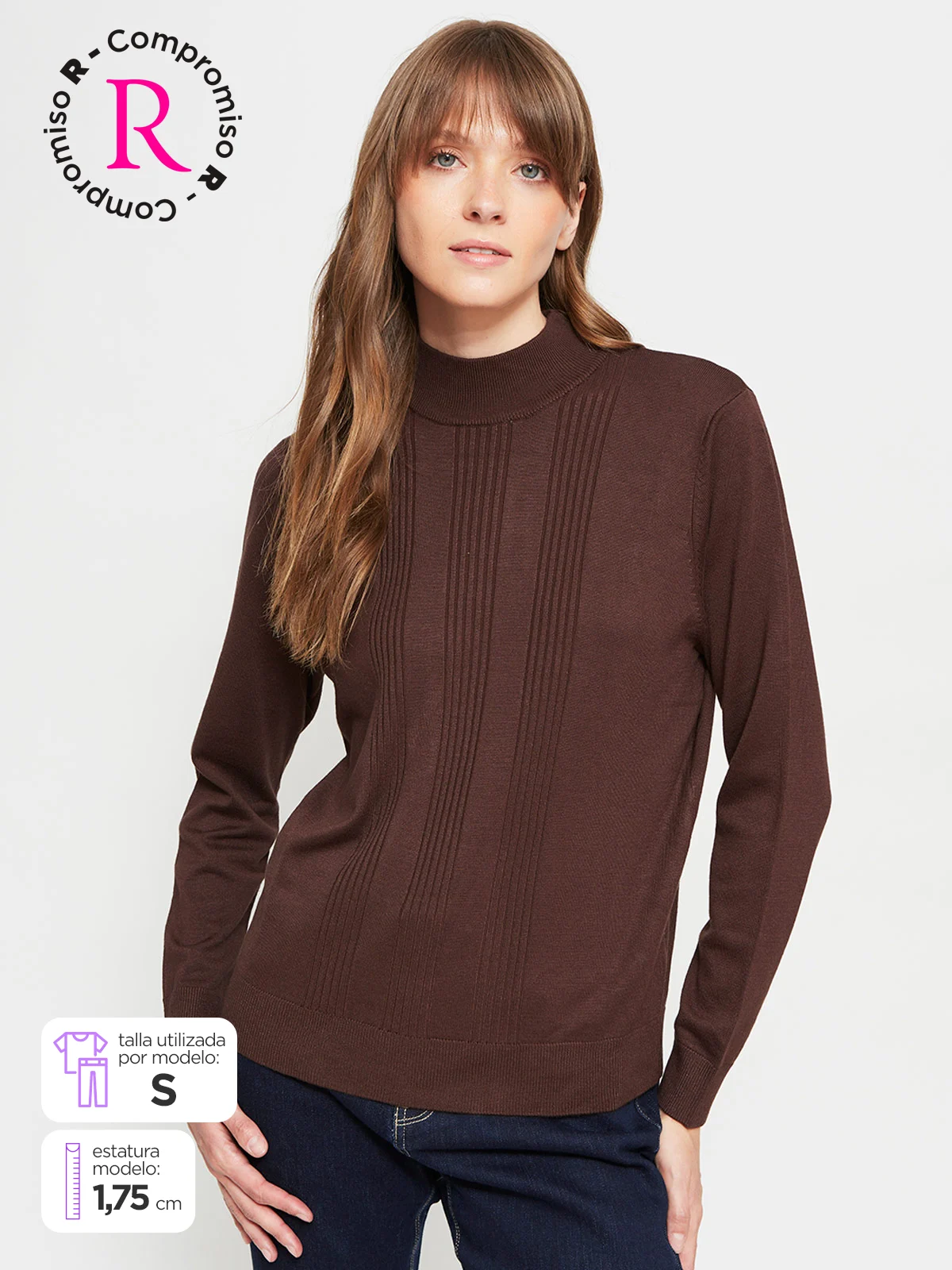 SWEATER MUJER AZIZ MOCK - 1