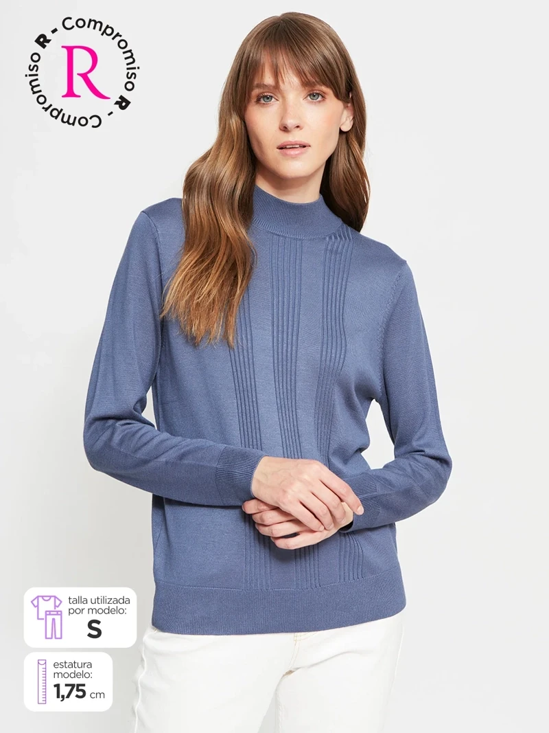 SWEATER MUJER AZIZ MOCK - 1