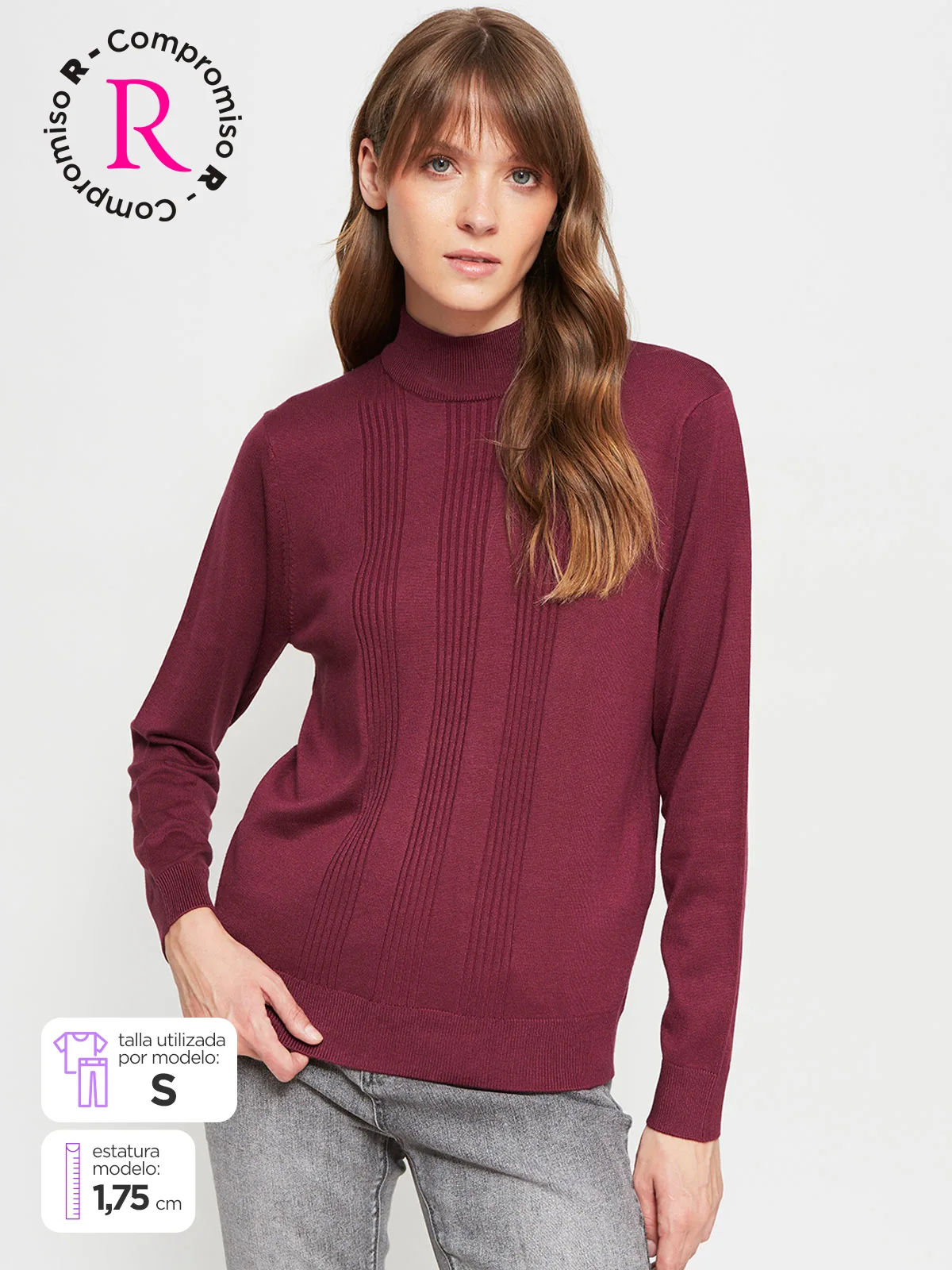 SWEATER MUJER AZIZ MOCK - 1