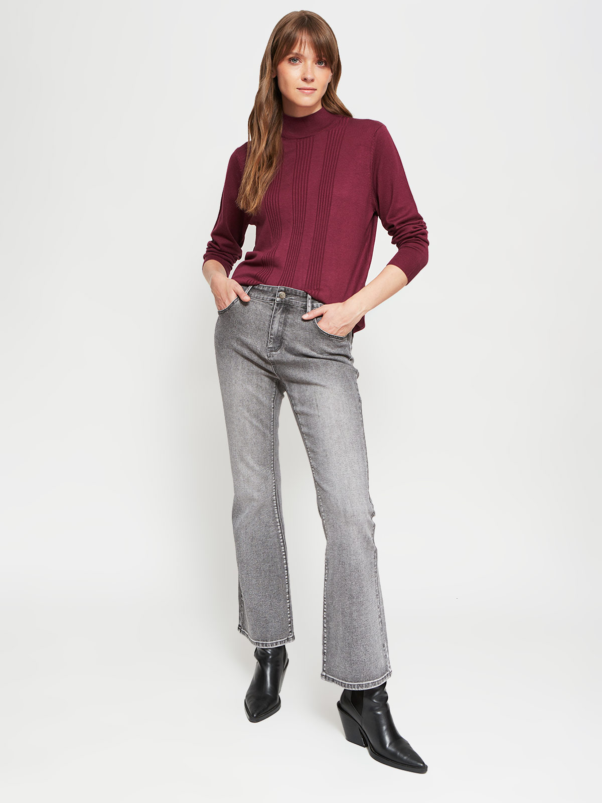SWEATER MUJER AZIZ MOCK - 4