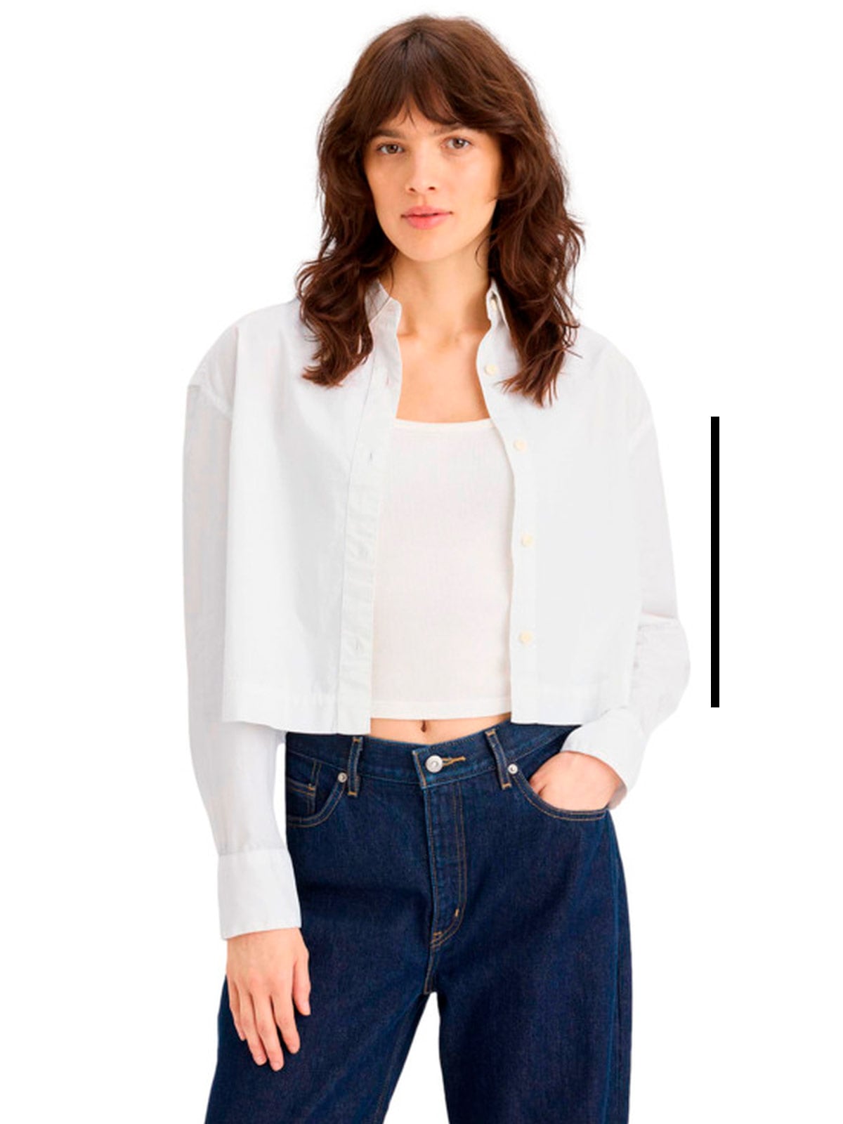 BLUSA ALGODÓN MUJER DOCKERS CROPPED - 1