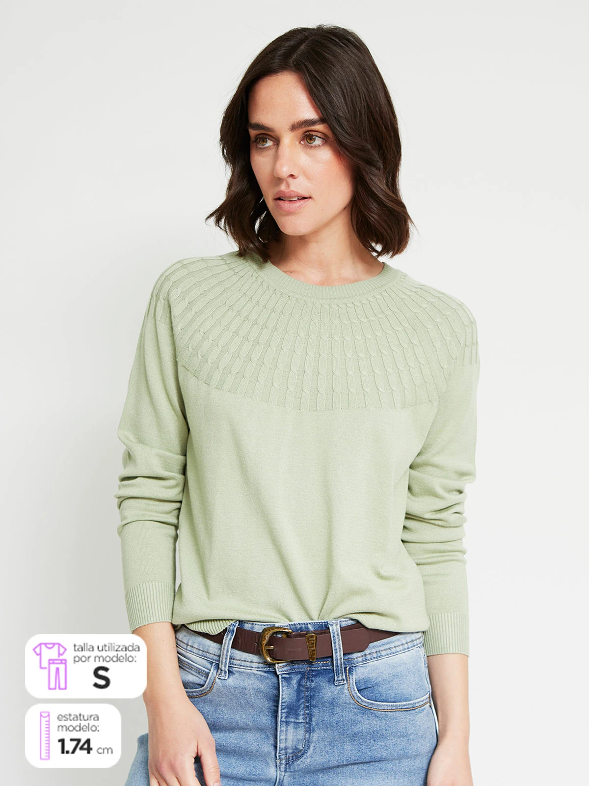 SWEATER MUJER AZIZ FLU - 1