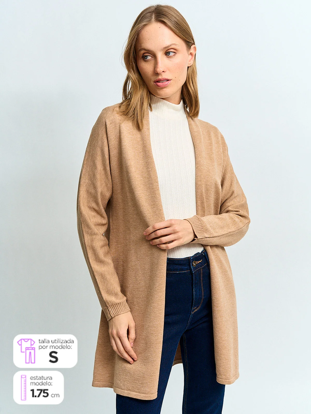 CARDIGAN MUJER AZIZ LÍNEA - 1