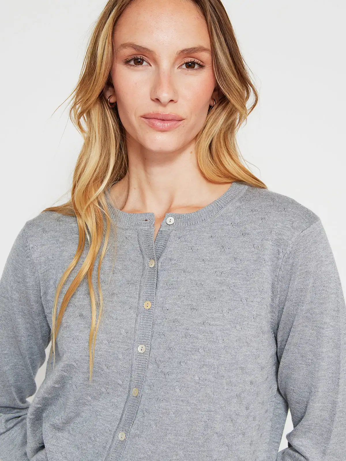 CARDIGAN MANGA LARGA MUJER AZIZ - 3