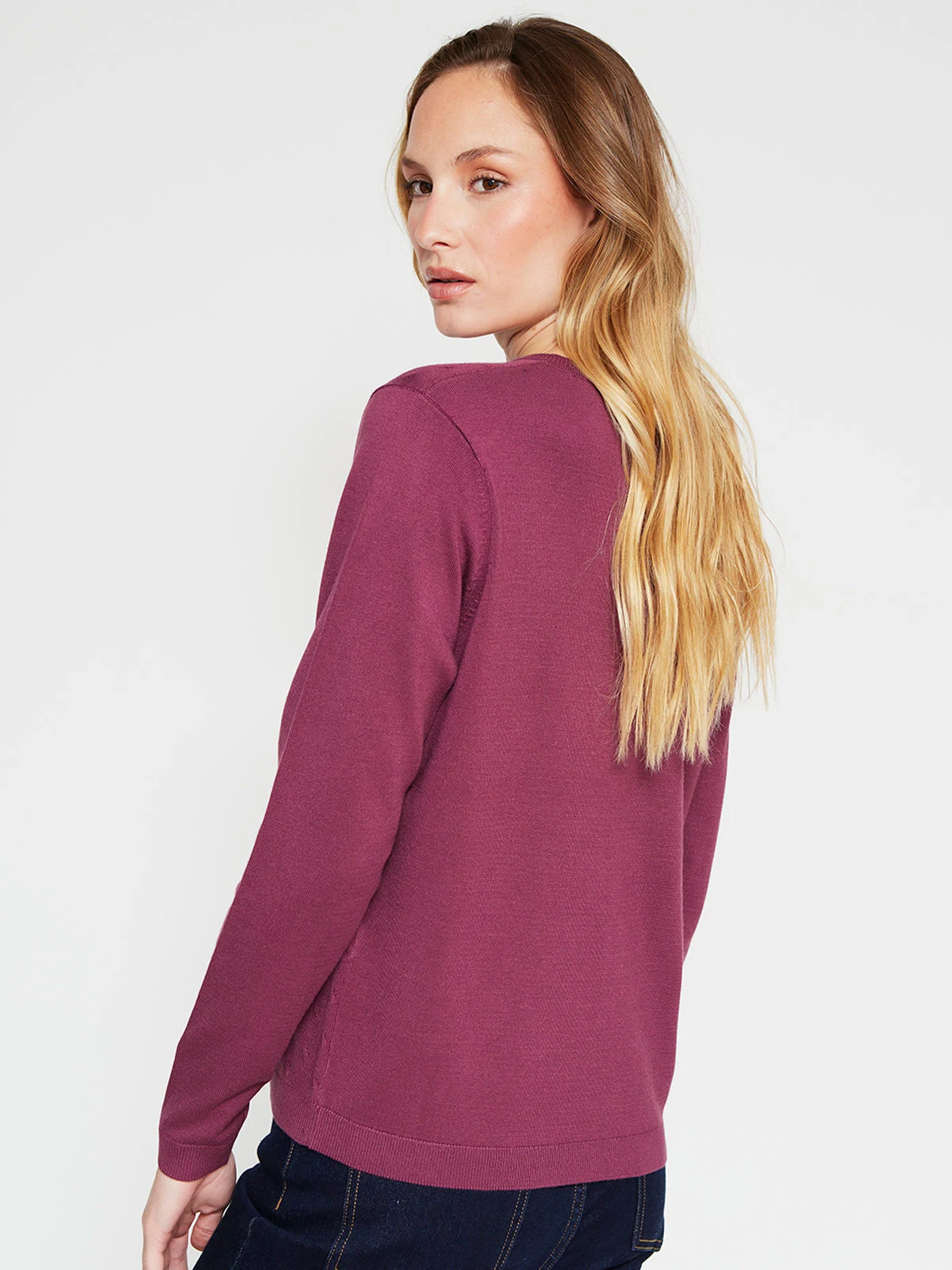 CARDIGAN MANGA LARGA MUJER AZIZ - 2