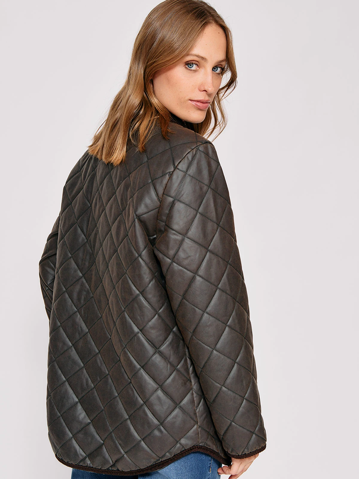 CASACA MUJER NAVIGATA LARGA QUILT - 2