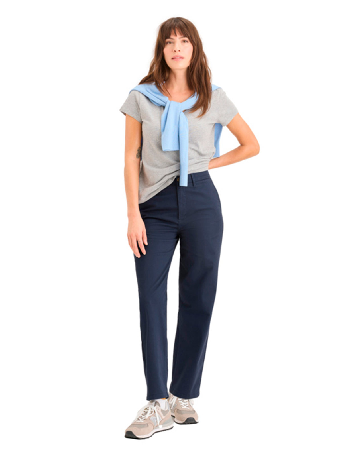 PANTALÓN ALGODÓN REGULAR MUJER DOCKERS - 1