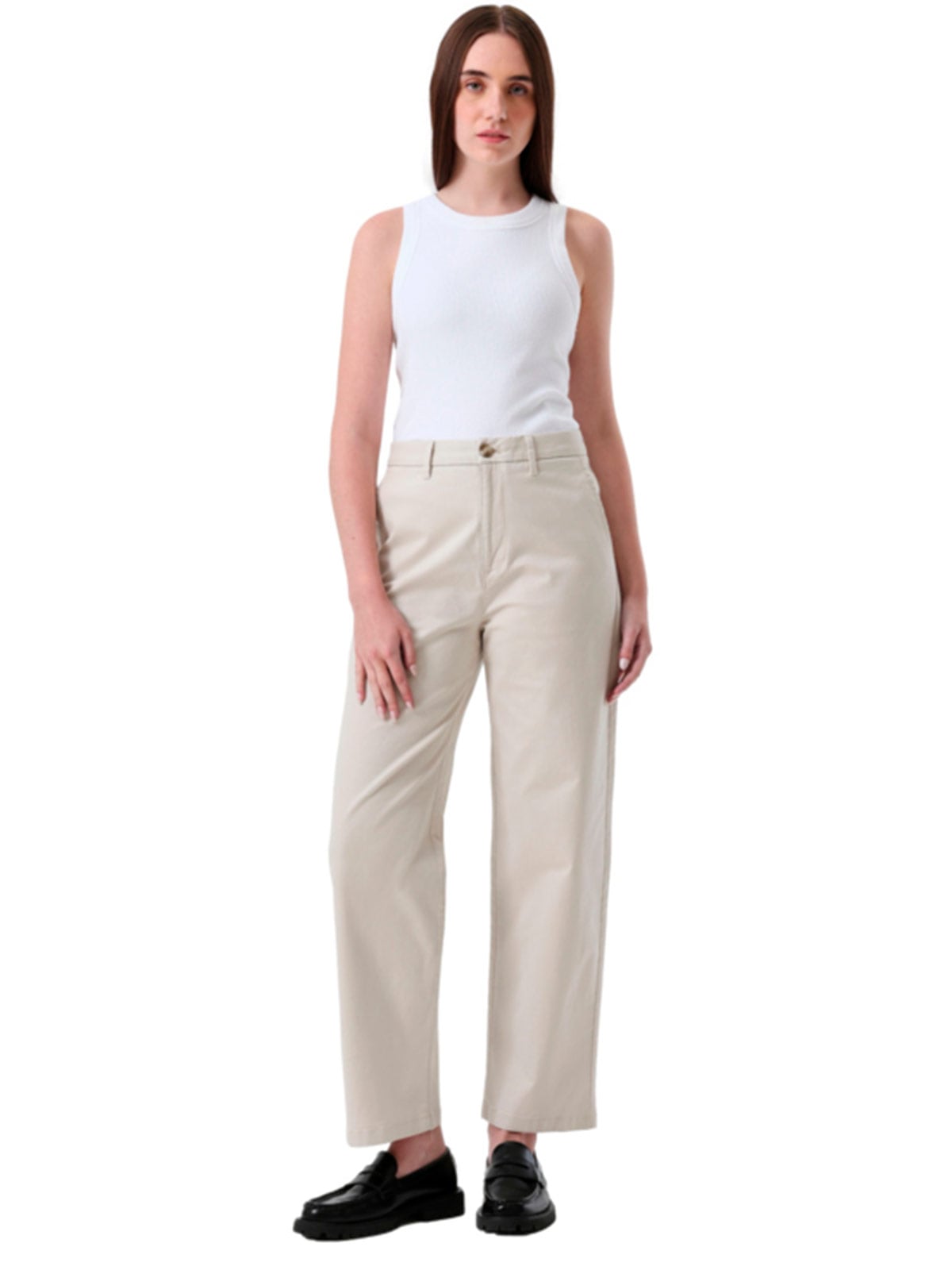 PANTALÓN ALGODÓN REGULAR MUJER DOCKERS - 1