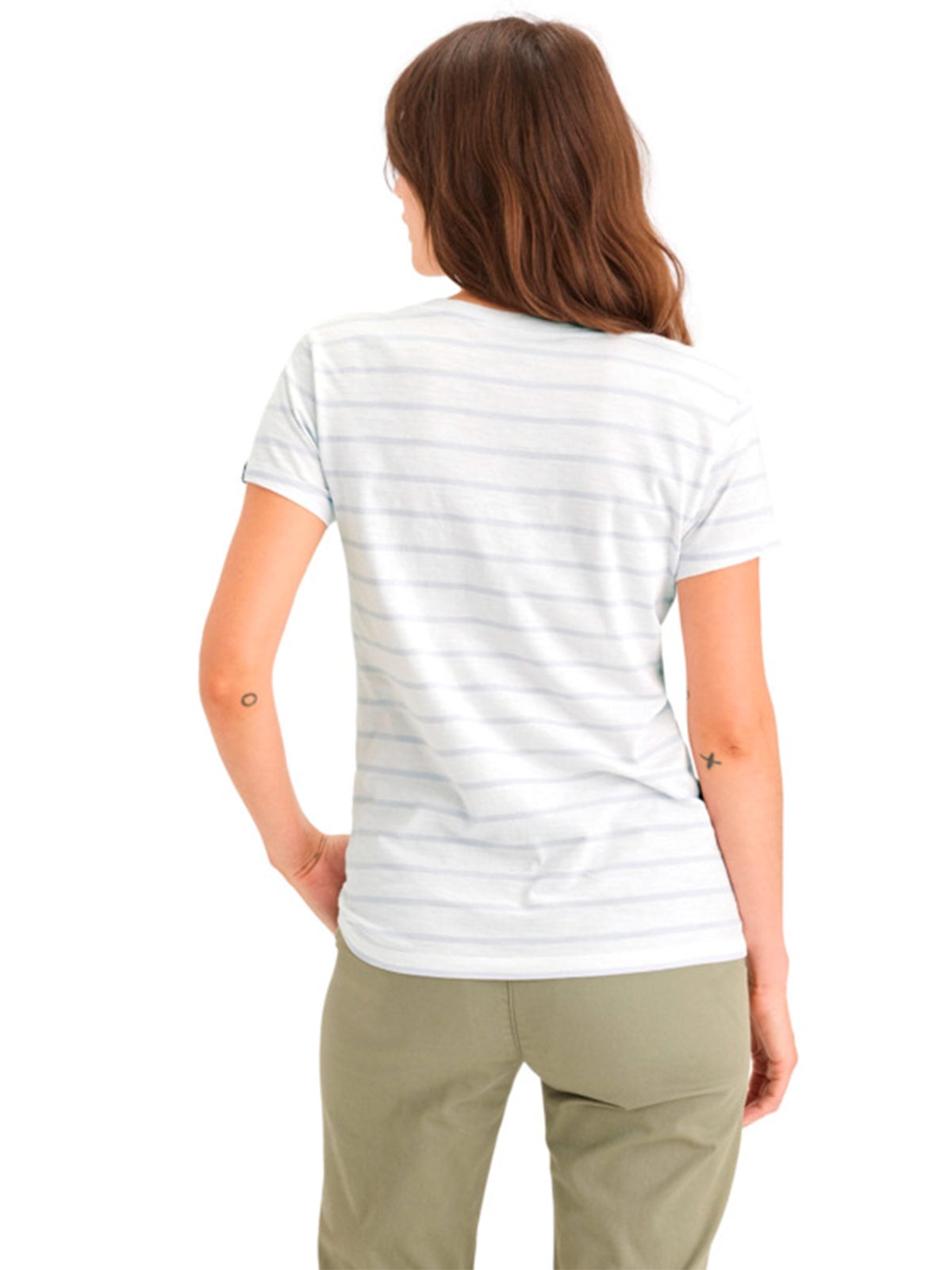 POLO MANGA CORTA ALGODÓN MUJER DOCKERS CUELLO EN V - 2