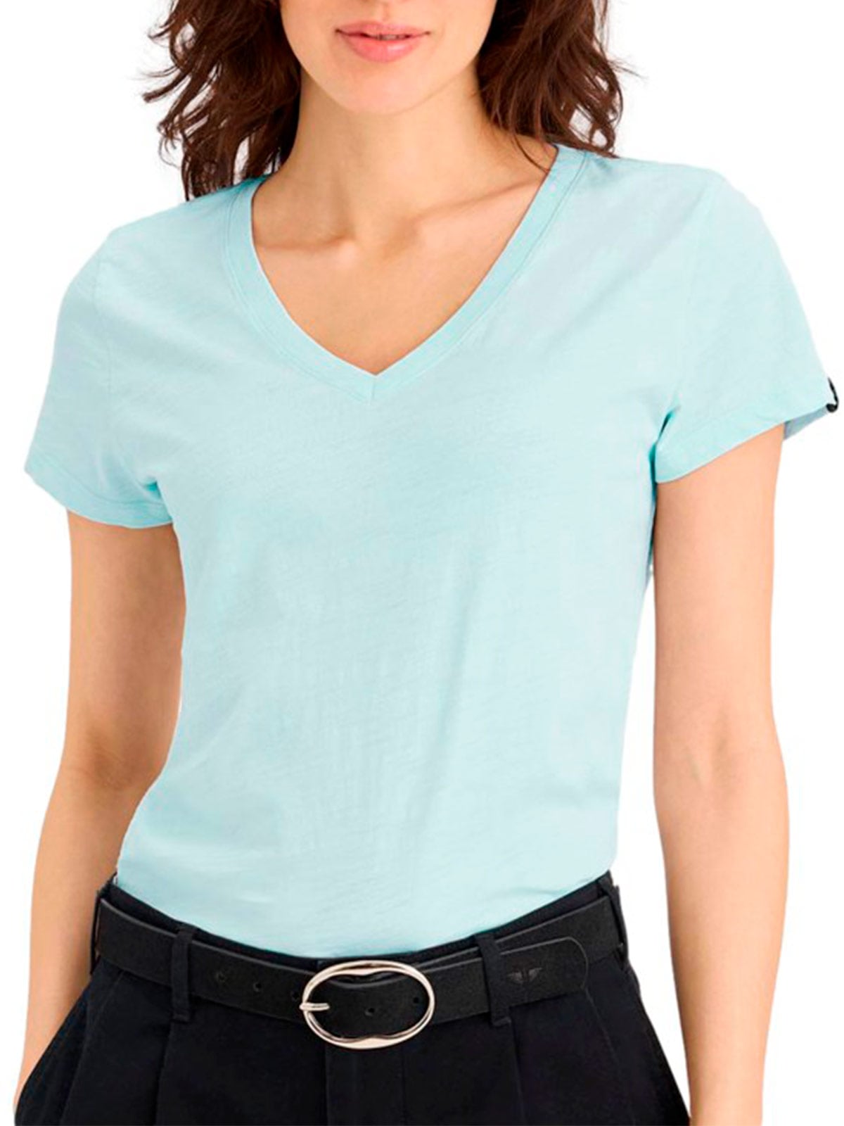 POLO MANGA CORTA ALGODÓN MUJER DOCKERS CUELLO EN V - 3