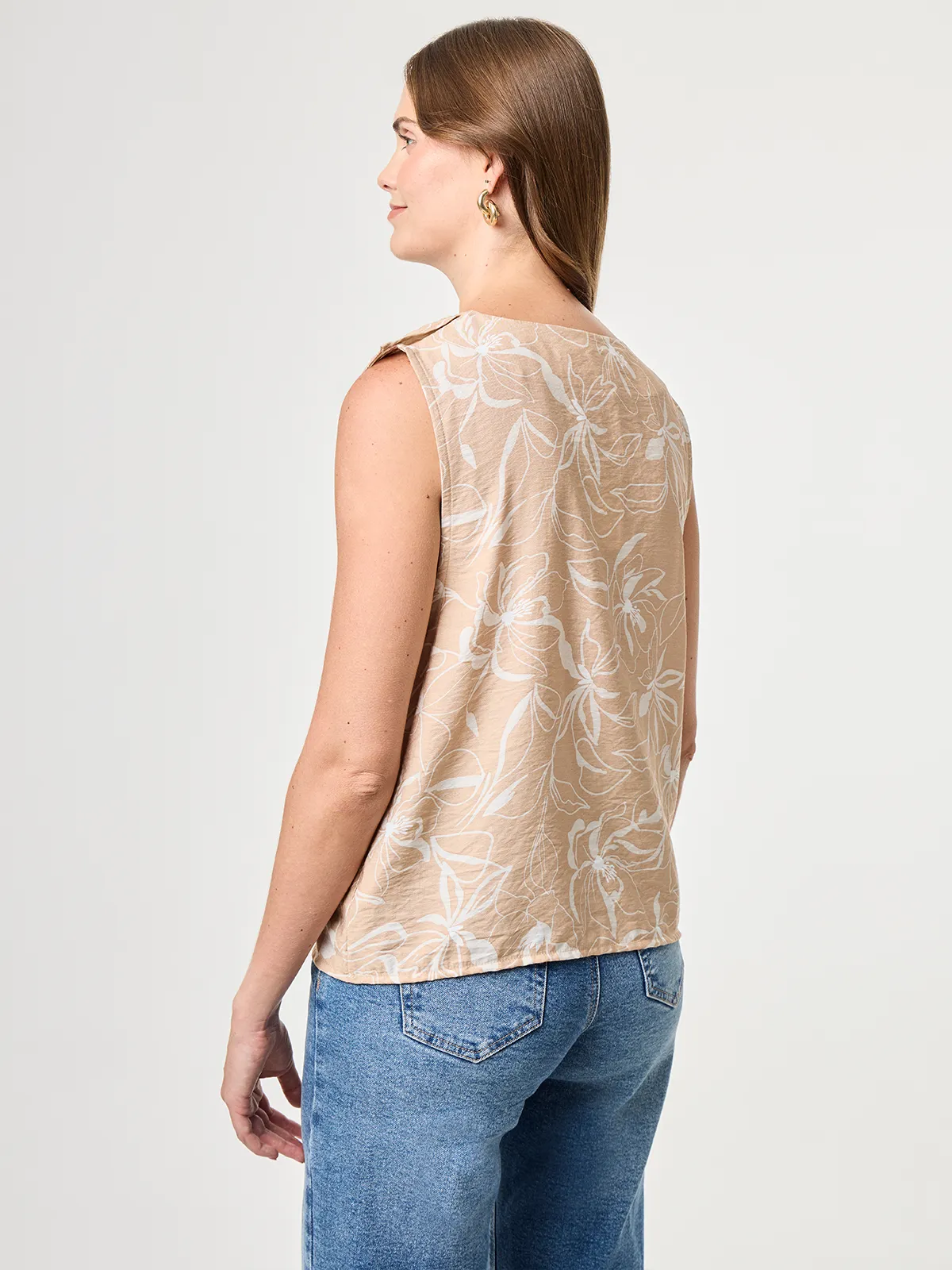 BLUSA SIN MANGAS MUJER AZIZ CORALI - 2
