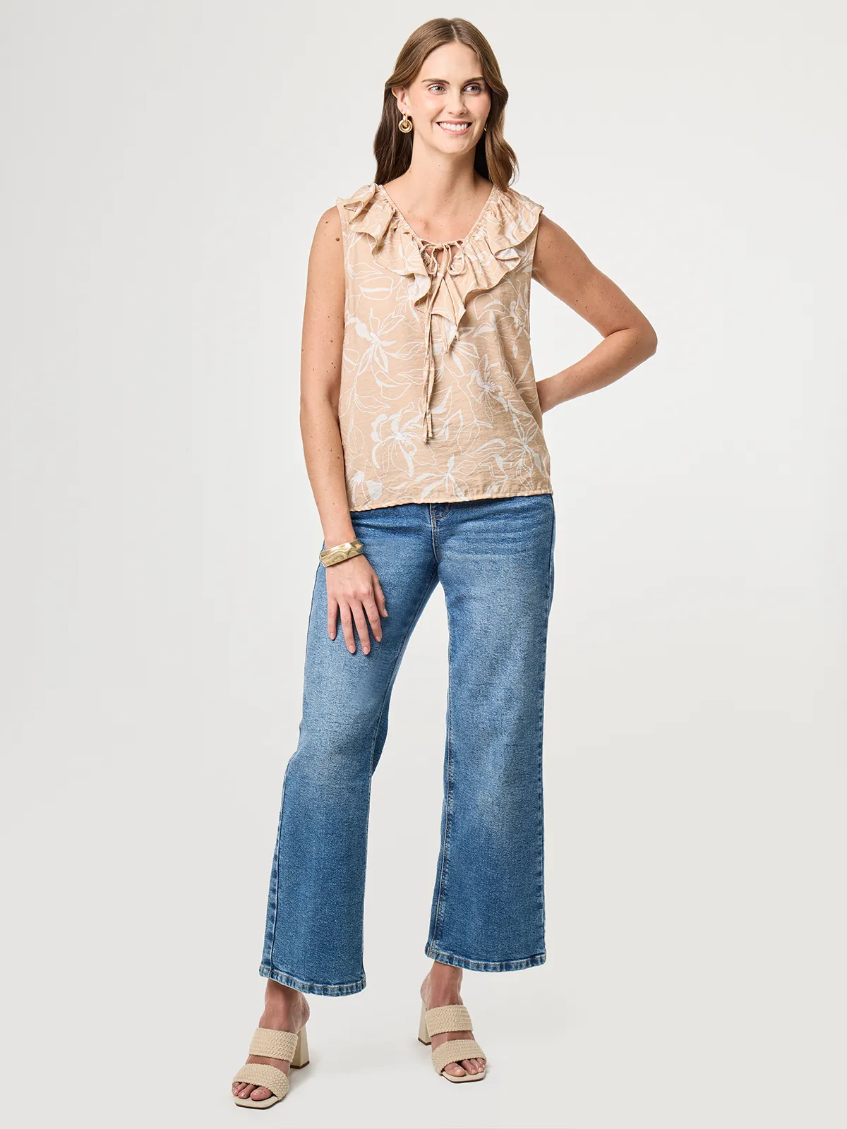 BLUSA SIN MANGAS MUJER AZIZ CORALI - 5