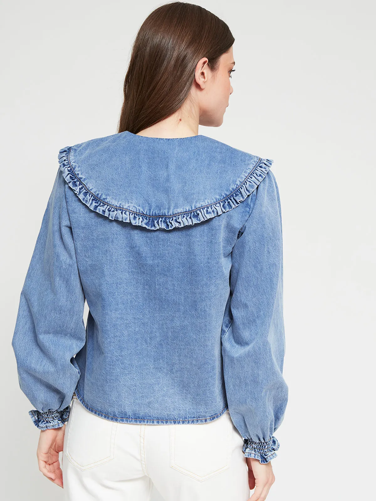 BLUSA MANGA LARGA ALGODÓN MUJER NAVIGATA - 3