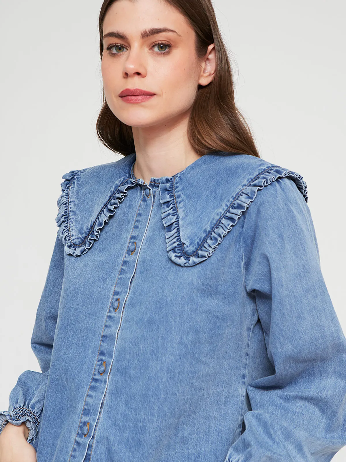 BLUSA MANGA LARGA ALGODÓN MUJER NAVIGATA - 4