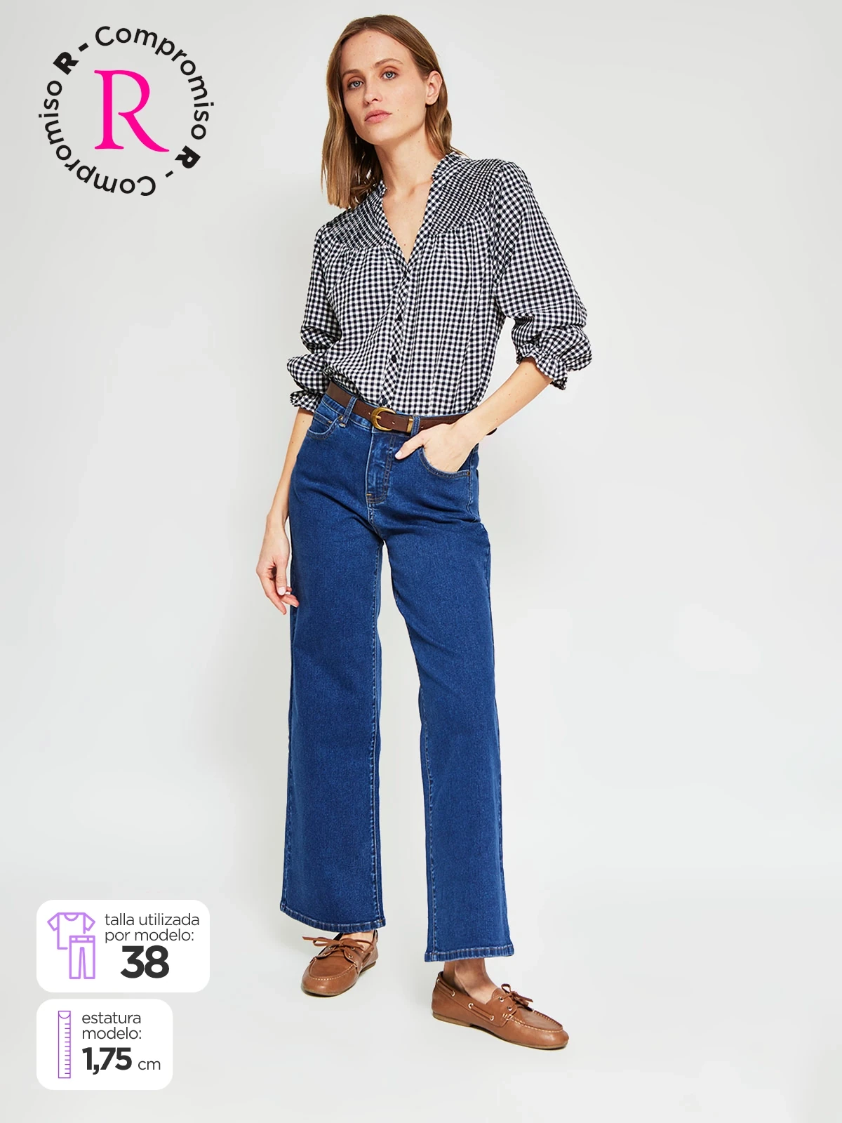 JEANS ALGODÓN REGULAR MUJER NAVIGATA BELEN - 1
