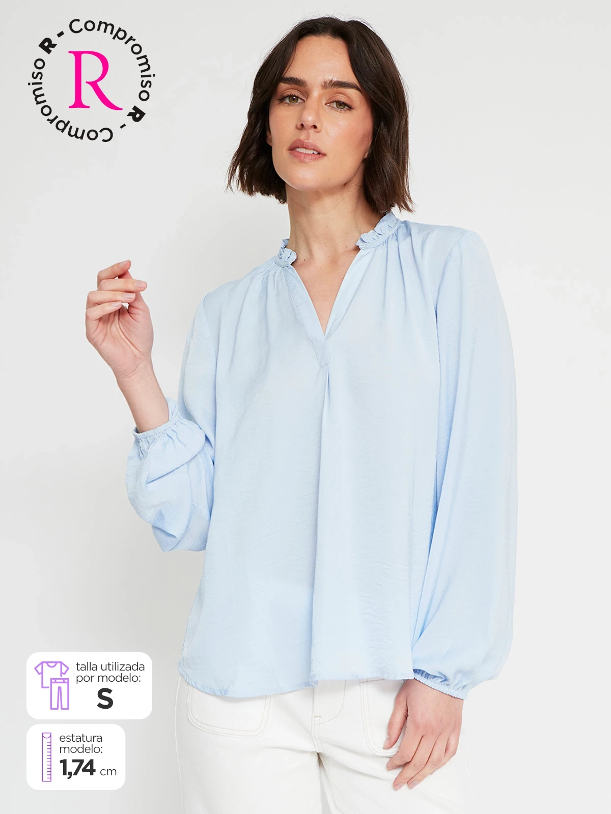 BLUSA MANGA CORTA MUJER NAVIGATA - 1