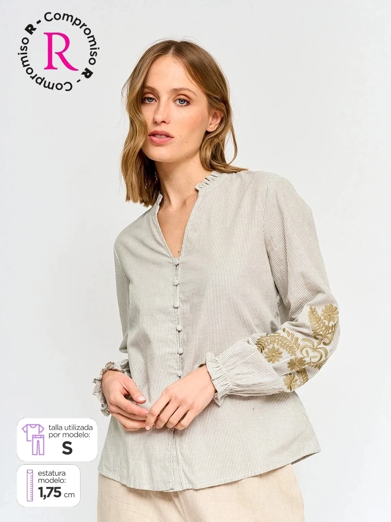 BLUSA MANGA LARGA MUJER NAVIGATA - 1