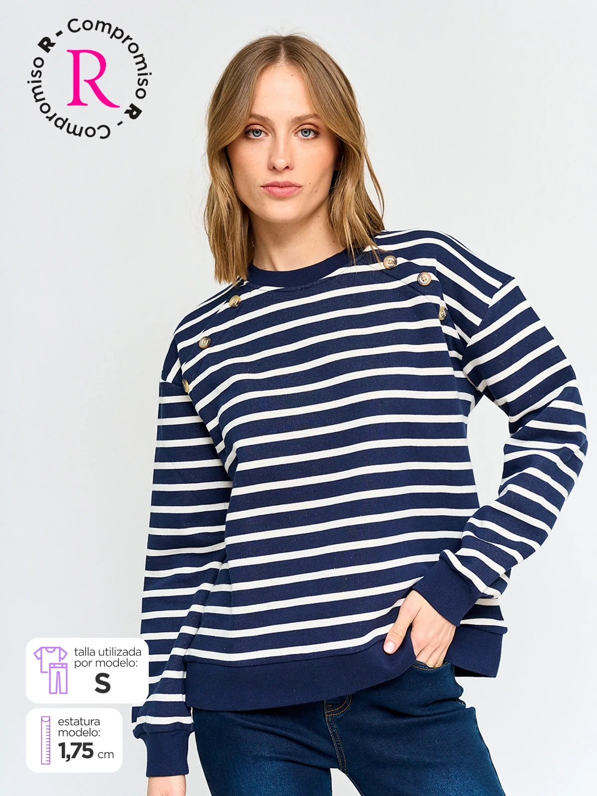 POLERA MANGA LARGA MUJER NAVIGATA - 1