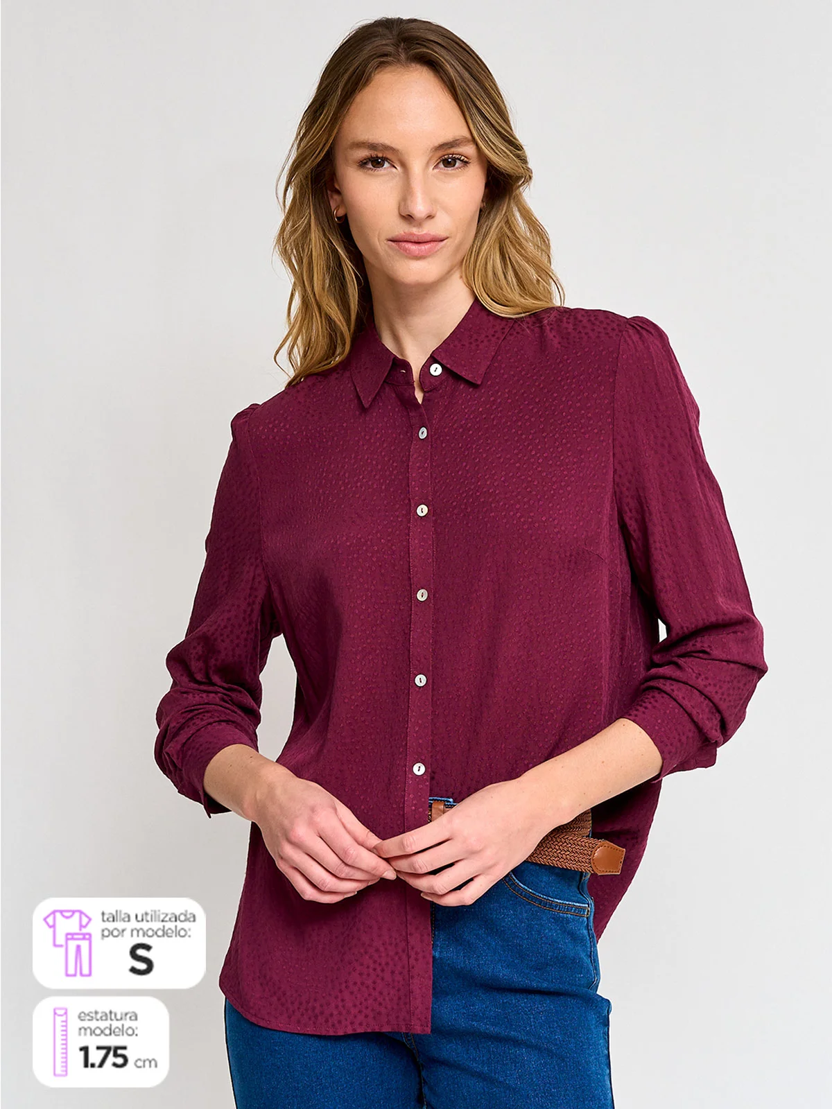 BLUSA MANGA LARGA MUJER NAVIGATA BASIC - 1