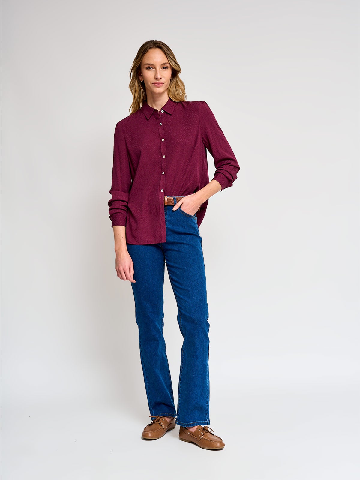 BLUSA MANGA LARGA MUJER NAVIGATA BASIC - 5