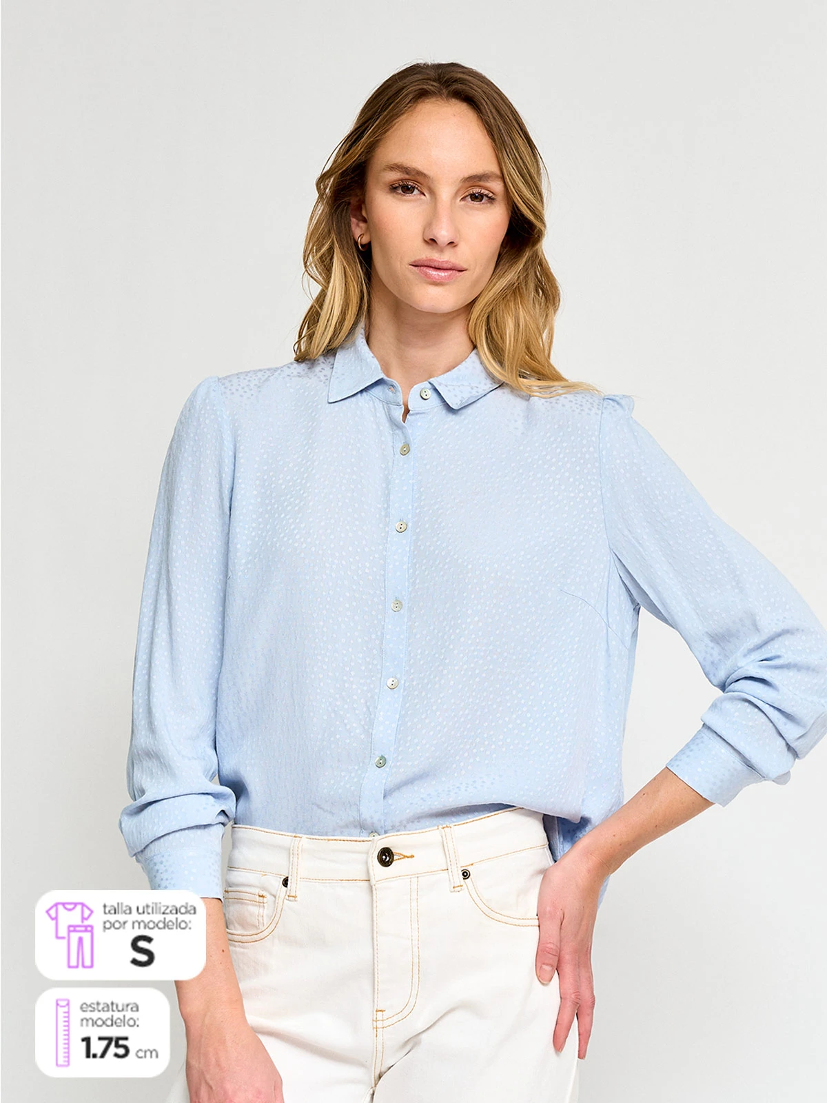 BLUSA MANGA LARGA MUJER NAVIGATA BASIC - 1