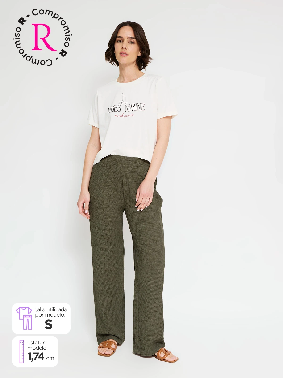 PANTALÓN REGULAR MUJER NAVIGATA - 1