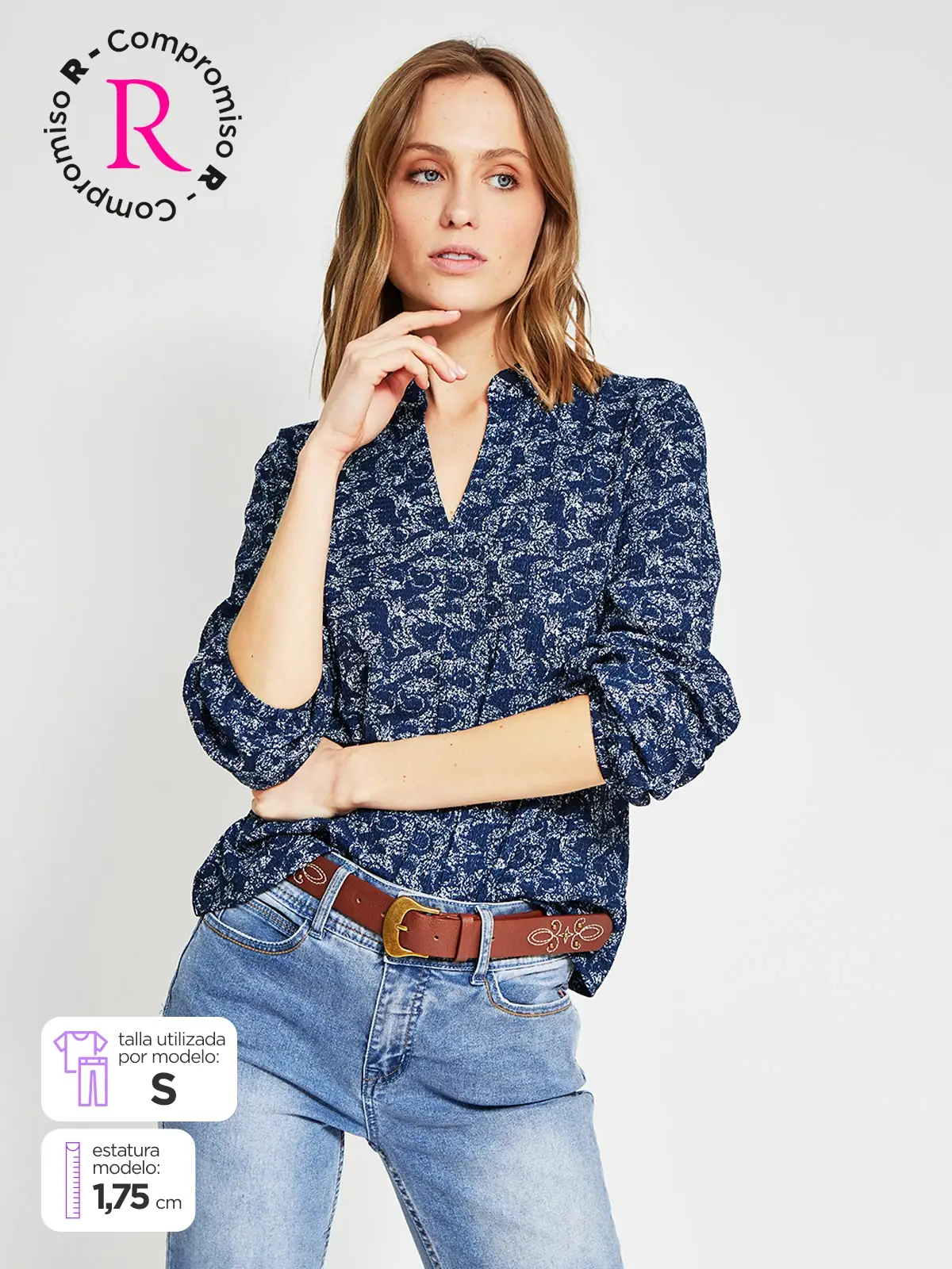 POLO MANGA LARGA MUJER AZIZ - 1