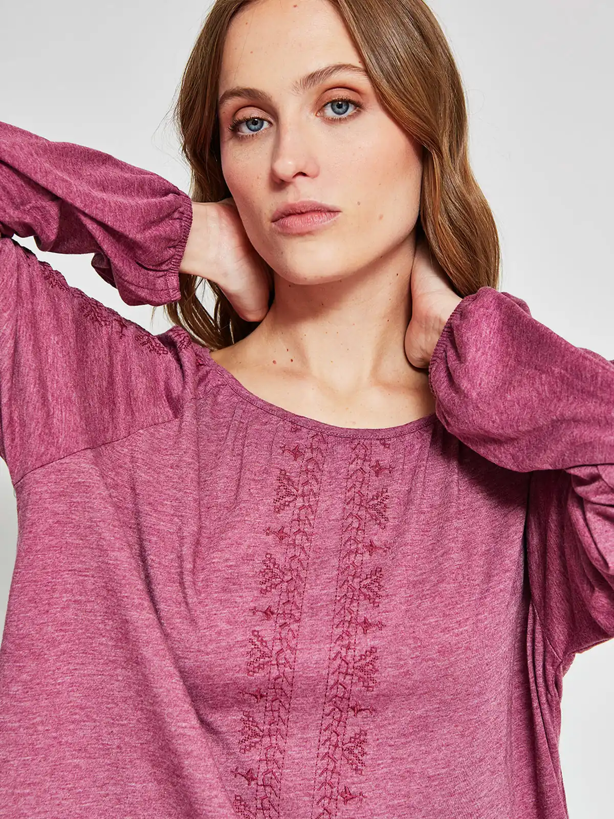 POLO MANGA LARGA ALGODÓN MUJER AZIZ - 3