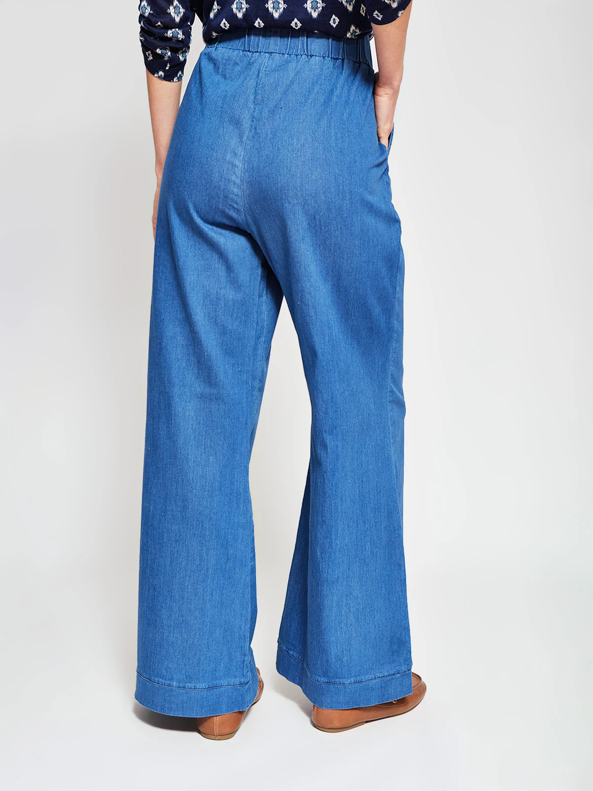 JEANS ALGODÓN MUJER AZIZ TIRO MEDIO - 3