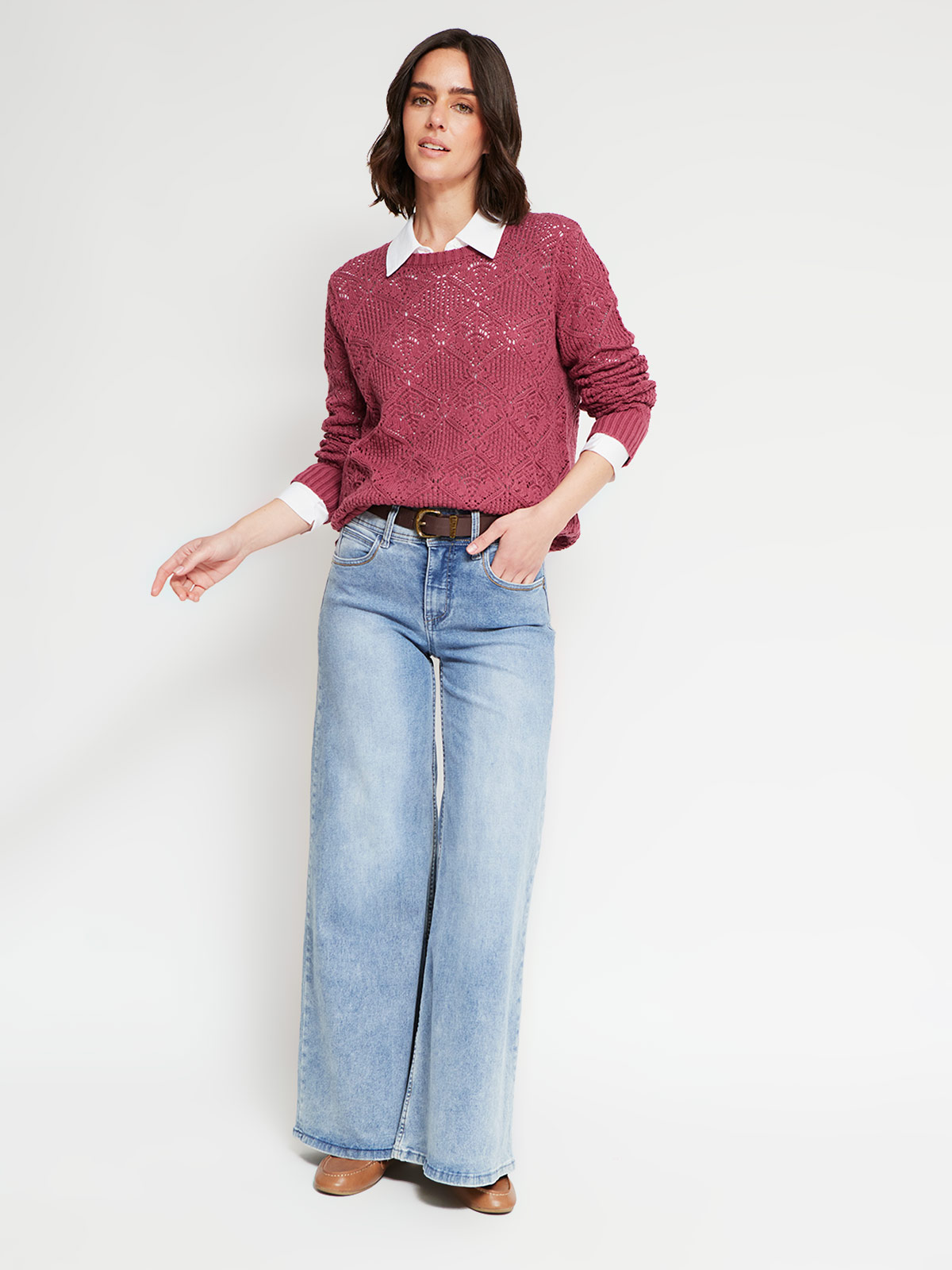 SWEATER MANGA LARGA MUJER AZIZ - 5