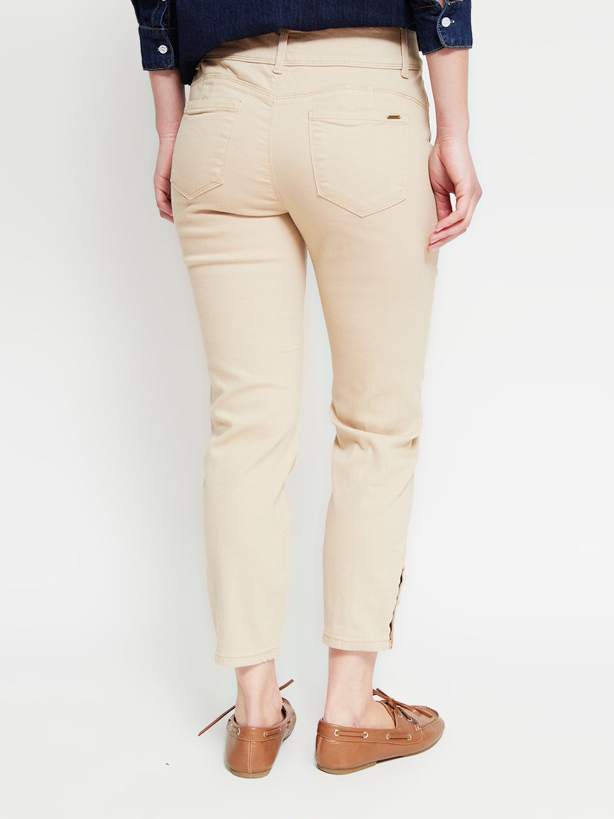 JEANS REGULAR ALGODÓN MUJER AZIZ SNAP - 3