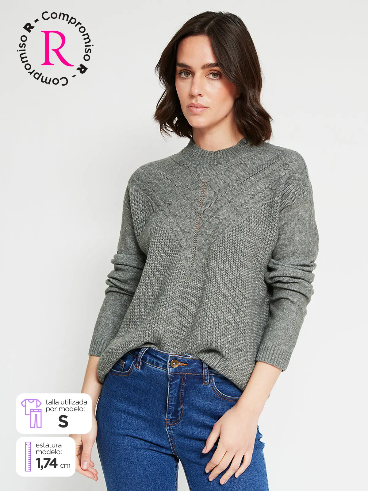 SWEATER MUJER AZIZ BEATRIZ - 1