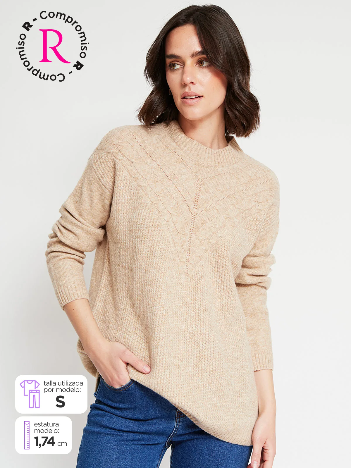 SWEATER MUJER AZIZ BEATRIZ - 1