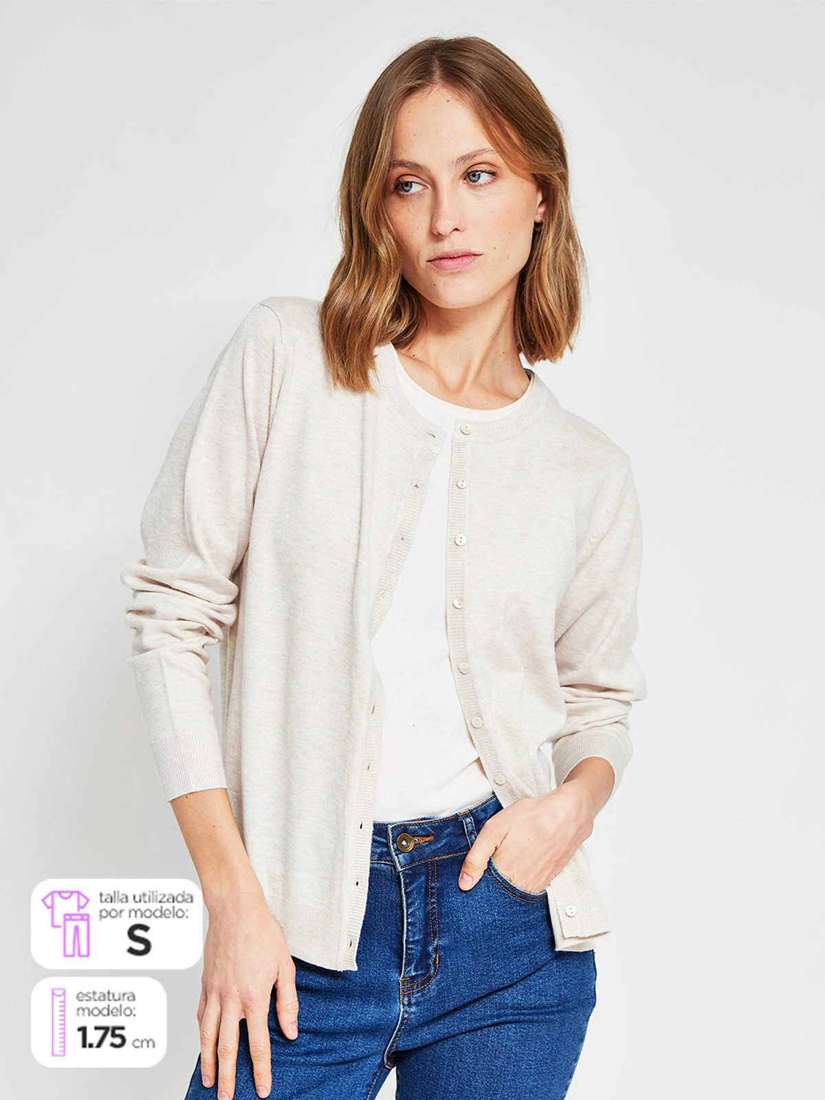 CARDIGAN MUJER AZIZ CISNE - 1