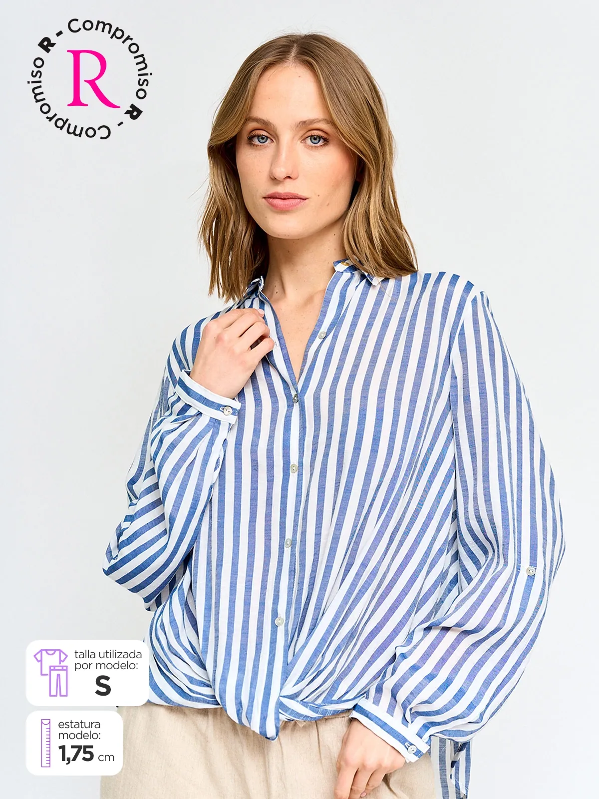 BLUSA MANGA LARGA MUJER NAVIGATA - 1
